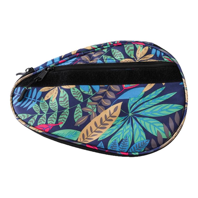 Double layer table tennis racket cover with large capacity