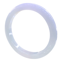 (Self-operated) Qianyu Picking Up Burmese natural A-grade jadeite ice translucent purple light elegant delicate narrow jade bracelet