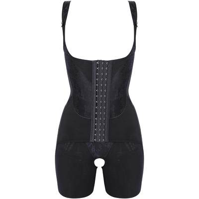 Tingmei authentic body shaper one-piece corset corset waist belly raise buttocks female tight-fitting thin body waist shaping underwear