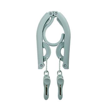Same picture, different quality! palm-sized portable folding clothes hanger