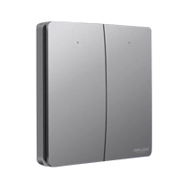 Delixi remote control switch wireless smart panel wiring-free household dual-control shaker mother-light control random sticker 224