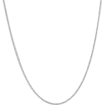 Mintag Jewelry Platinum Chopin Chain PT950 Platinum 100 Lapped Lock Bone Chain Womens Fine Chain Lover Gift BFR0124