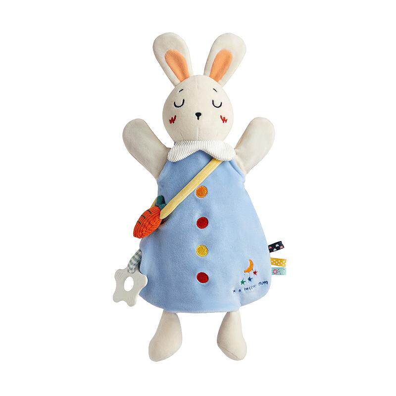 October crystallized baby comfort plush toy that can be chewed