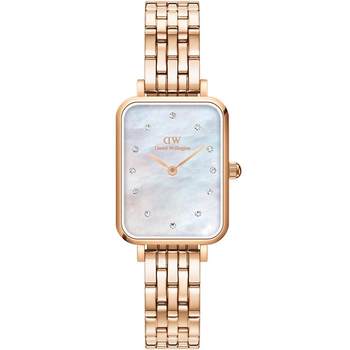 Dw ladies star bracelet flowing gold watch small square watch