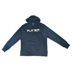 Playboy PLAYBOY Spring and Autumn Men's Hooded Sweatshirt Sports and Leisure Pullover Top Versatile 19155163