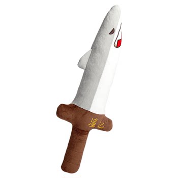 Funny shark sword pillow ແຟນ