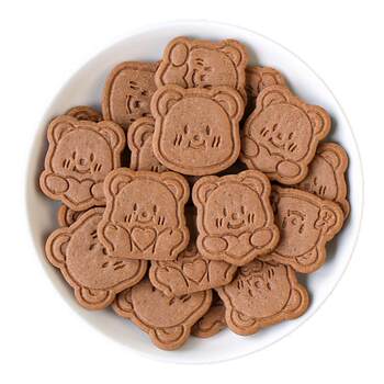 Chocolate cocoa bear cookie cake decorating inserts