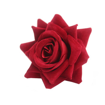 2021 original new rose flower ring stage dazzling extra large exaggerated internet celebrity temperament unique flower bud ring