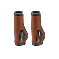 dahon Dahong bicycle cowhide retro grip mountain bike Xiaobu universal grip accessories cycling equipment