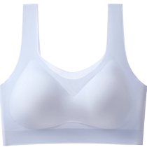 Cat people with no marks to cool underwear ladies Summer thin style Vest Style Small Chest Coaling Without Steel Ring Movement Bra Hood