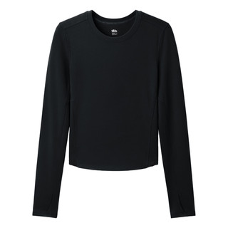 蕉下修身长袖T恤女秋上衣白色肌底衣新款运动圆领透气内搭打底衫