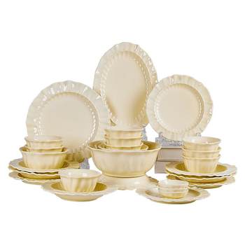 Cream style high-end tableware set