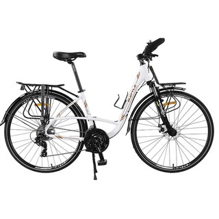 邦德富士达旅行自行车禧玛诺24速铝合金700C车架 男女长途川藏线