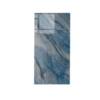 Blue green luxury stone large slab 750x1500 living room floor tiles
