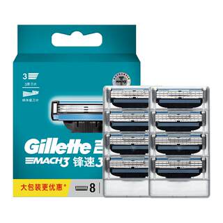Gillette razor 3 replacement razor blades for men