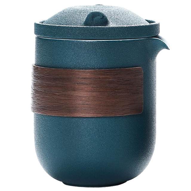 Portable single fast-client cup travel tea set