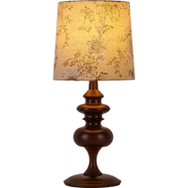 Французско-американская ретро маленькая настольная лампа из массива дерева прикроватная тумбочка для спальни новая средневековая декоративная лампа высокого класса теплая и романтическая