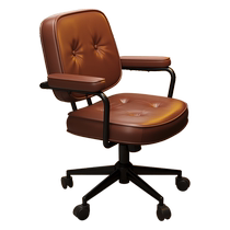Компьютерное кресло удобное и сидячее рабочий стол офисное сиденье со спинкой вращающееся кресло для макияжа в спальне в стиле ретро для девочек.