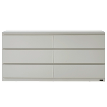 Quanyou Home Modern Simple Bedroom Storage Bedside Chest of Drawers Living Room Drawer Storage Cabinet Six Drawer Chest 126386