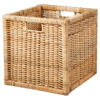 Ikea ikea bonas basket modern nordic rattan