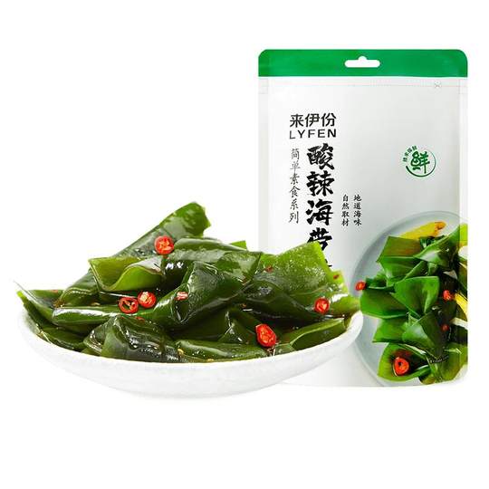 Laiyifen hot and sour 175g internet celebrity food kelp knot