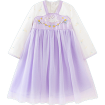 Mini bala bala girls dress baby national style fashionable sweet princess dress fashionable temperament womens dress