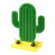 Cactus shaped cat tickles herself