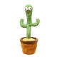 Douyin dancing swing glowing talking cactus toy learning to talk girl gift children singing funny