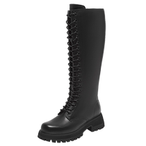 (Same style in the mall) Melody Hush Puppies winter new knight boots thick-soled womens boots N4D07DG3