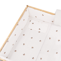 Crib bed fence soft package childrens spliced ​​bed fence anti-collision baby bedding three-piece set can be customized