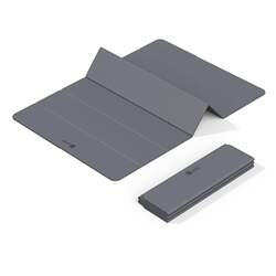 Keep Foldable Yoga Mat Fitness Mat for Home Use, New Professional Non-Slip Shock-Absorbing Silent Thickened Widened Exercise Mat