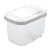 Camellia household flip-top rice bucket with lid insect-proof and moisture-proof sealed 10 catties rice storage box flour rice bucket with spoon