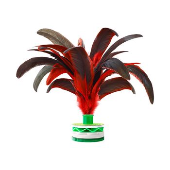 Big rooster feather shuttlecock is easy to beat and durable