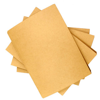 牛皮纸A4打印纸封皮牛皮纸牛皮封面纸档案封皮纸财务凭证封皮纸A5手工无酸纸80g120g160g包书包装纸定制