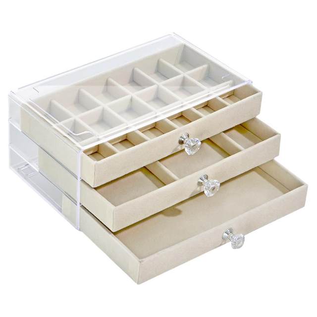 Jewelry storage box multi-layer anti-oxidation