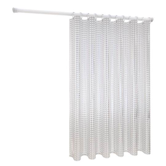 Waterproof and mildew-proof partition shower curtain