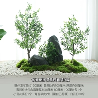 Набор пейзажей с имитацией оливковой травы типа B