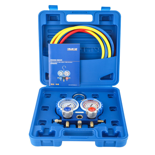 Feiyuejia Fluoride Air Conditioning Pressure Gauge Refrigerant Double Meter