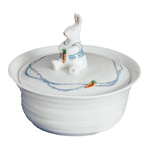 French BERNARDAUD PETIT BOULINGRIN Bola rabbit tableware porcelain plate light luxury gift