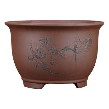 Large purple clay flower pot clearance new product list
