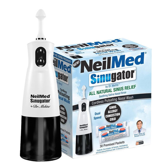 NeilMed电动洗鼻器家用鼻腔冲洗器成人儿童专用洗鼻子鼻炎海盐水