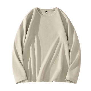 2件装】班尼路S&K系列纯棉长袖t恤男士秋季重磅圆领宽松打底衫男A