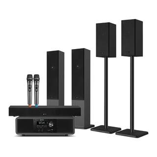 家庭影院环绕立体声音响套装5.1声道功放低音炮无线蓝牙壁挂音箱
