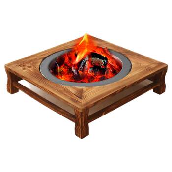 Charcoal firewood household outdoor enlarged brazier