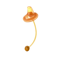 Pigeon bottle accessories 3rd generation direct drinking straw learning drinking duckbill handle nano silver wide diameter nipple gravity ball