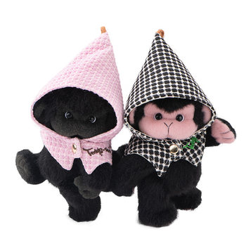 Teddytales lena bear little monkey pendant plush keychain zodiac backpack bag hanging birthday gift