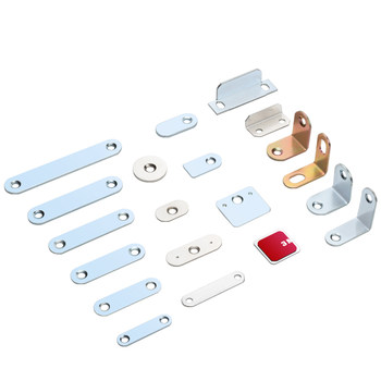 Iron piece one-shaped connection part corner code fixed