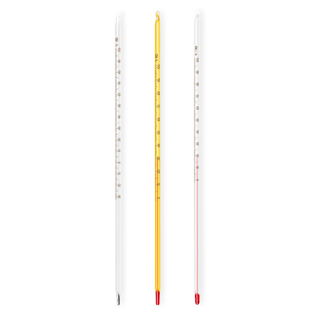 Red water permeation thermometer does not drop the scale