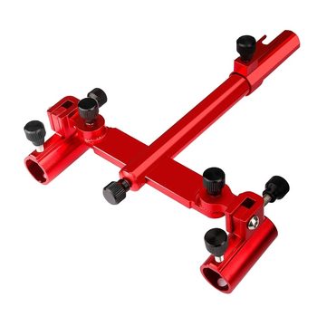 Double turret bracket one tow two fishing box fishing chair fishing platform universal double-headed turret bracket rod fishing special accessories