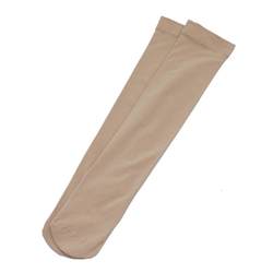 Langsha stockings women's mid-tube socks spring and autumn thickened Japanese dark flesh-colored bottoming anti-snagging half-tube mid-length socks